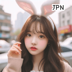 JPN 23 year old Japanese rabbit girl