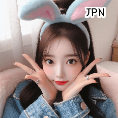 JPN 21 year old Japanese rabbit girl