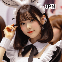 JPN 23 year old rabbit maid