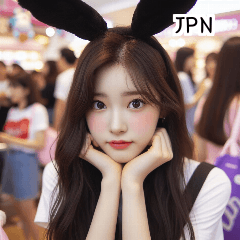 JPN 22 year old rabbit girl