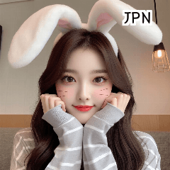 JPN 20 year old Japanese rabbit girl