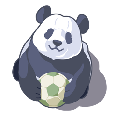 Loose and cute panda stickers