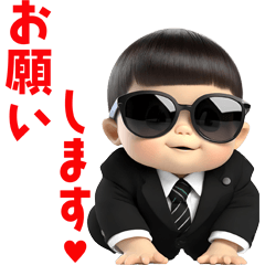 Cute toddlers look adorable in suits.