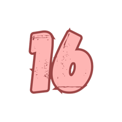 Set of cute numbers 16-39 - LINE スタンプ | LINE STORE