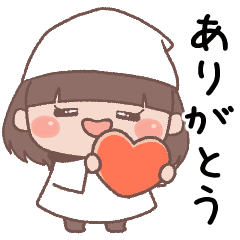 greeting words Kobito-chan [white-girl]