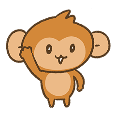 cute brown monkey