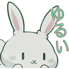 Heartwarming Rabbit Sticker