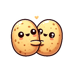 Hug potatoes