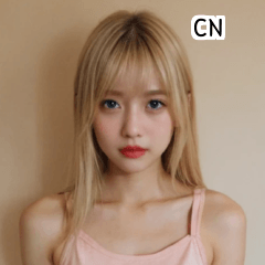 CN blonde idol girl 2