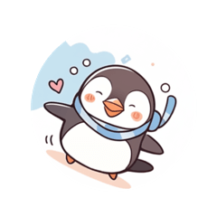 penguin yang santai