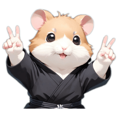 忍猫達の永遠のライバル!ハム忍参上!! - LINE スタンプ | LINE STORE
