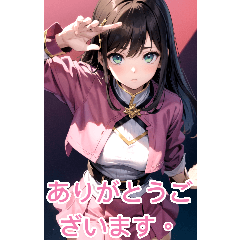 Anime uniform girl (daily language)