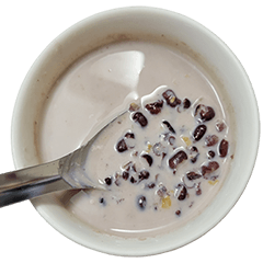 食物系列 : 阿公阿嬤的紅豆牛奶 #16