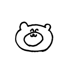 表情筋の柔らかいクマ