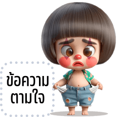 Message Stickers: Funny boy in Summer