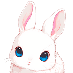 blue eyed rabbits