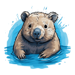 澳洲袋熊-日常生活1