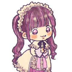 Lolita Girl Sticker