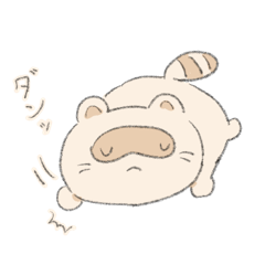 Ponpoko-san sticker