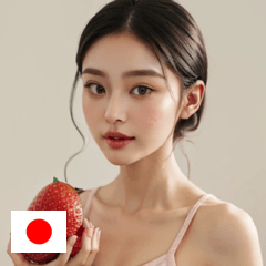 JP cute strawberry girl