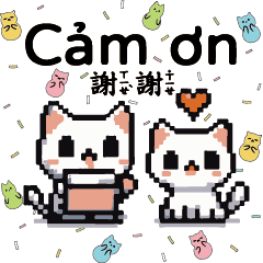 兩隻貓咪可愛軟糖果越南5Việt NamVietnam2
