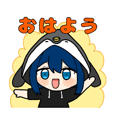 Penguin-chan stickers