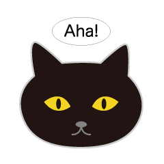 The cat 's face sticker.