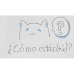 【スペイン語】日常会話カラフル猫ちゃん達