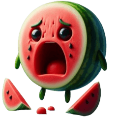 Comical Watermelon