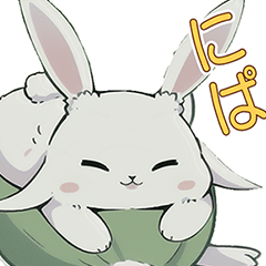 Heartwarming Rabbit Sticker2