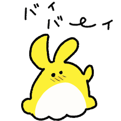 Cute fluffy mop rabbit