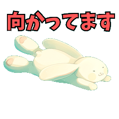 This is an everyday Stickers of rabbit