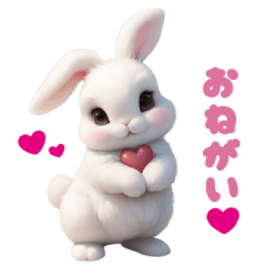 cute rabbit Special feature sticker2