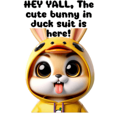 bunny in duck suit (ENG -BIG)
