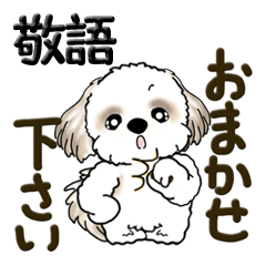 Shih Tzu dog (It's a honorific word)