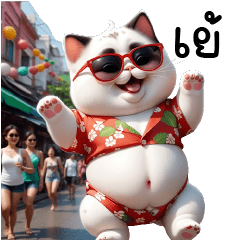 Cat Songkran Day