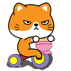 Ada kucing oranye – LINE stickers | LINE STORE