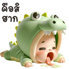 Funny crocodile (E-San)