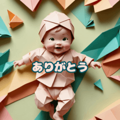 emotionally expressive baby Sticker