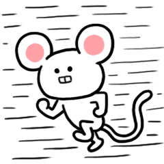 Lovely Mouse Animated Sticker