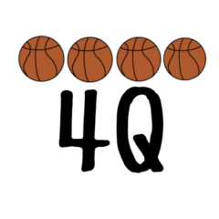 Sticker for  basketball match broadcast