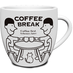 Coffee break stickers