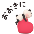 Panda Towel Kansai Dialect