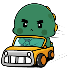 Grumpy Dino : Effect stickers