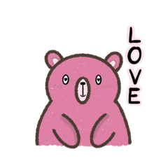 Lonely bear loves you