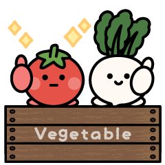 Pop-up! Vegetable Sticker