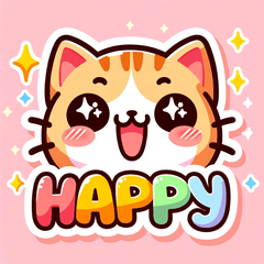 Expressive newCat Stickers