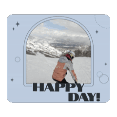 Momo美妙的滑雪日