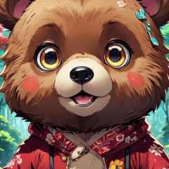 Bear, wild boar, owl, sheep, snake, dog
