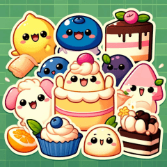 Charming Sweets Stamp 1 in English